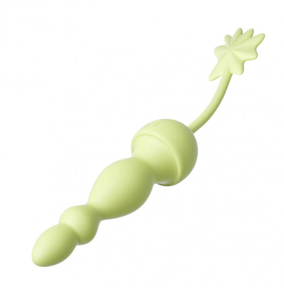 MizzZee - Lucky Leaf Vibrating Anal Butt Plug (Support APP Mini Programs - Chargeable)